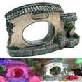 thumbnail image 1 of Flmtop Chinese Style Yard Gate Door Fish Tank Aquarium Resin Cave Hideout Stone Decor 4#, 1 of 9