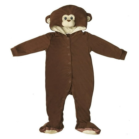 Brown Monkey Baby Polyester Knit Halloween Costume, Size 6-9mth, Made of 100% polyester knit. By Ganz