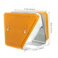 thumbnail image 2 of 2pcs Roadway Reflective Markers Roadside Guardrail Markers Traffic Delineators, 2 of 8