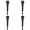 Black*4, variant on 2 Pack Small Cleaning Brush, Multi-Functional Dusting Brush for Electronics, Detail Cleaning Tool for Phone Speakers, Earphones, and Keyboards, 6.5cm (Black)