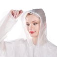 thumbnail image 4 of Chubasqueros para adultos reutilizables, ponchos de lluvia EVA, chubasquero ligero, impermeable, para hombres y mujeres, 300G, 4 of 6