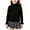 Black, variant on StSilkitty Ruffle Mock Neck Sweaters for Girls Long Sleeve Pullover Tops Fall Winter Lightweight Casual Fashion Outfits