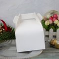 thumbnail image 3 of 10 cajas de papel Kraft portátiles para pasteles, bolsas de embalaje para regalos, cajas de recuerdos de fiesta para bodas, cumpleaños, bautismos, suministros para fiestas, 3 of 5