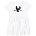 thumbnail image 3 of Inktastic Peeking German Shepherd Girls Toddler Dress, 3 of 5