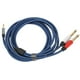 thumbnail image 1 of 3.5 mm Un cable mono de 6.35 mm, de Sonido de Alta Fidelidad Azul Marino Duradera 3.5 mm A Cable de Audio de 6.35 mm para TV para audio para audio para tv, 1 of 7