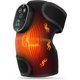 thumbnail image 1 of wonima44 Cordless Knee Massager with Heat, Heating Pad for Knee Shoulder Elbow, Heated Knee Brace for Arthritis, Knee Heating Pad Wrap with 6 Heating Levels, 3 Massage Modes&Timer (Black), 1 of 1
