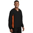 thumbnail image 4 of JST62 Sport-Tek Mens Golf Windshirt Tipped V-Neck Raglan Wind Shirt, 4 of 6