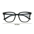 thumbnail image 6 of sunsanly Blue Light Blocking Glasses Unisex Retro Clear View Strong Hinge Transparent with Brim Eye Protection Clear Bluelight Glasses Spectacles, 6 of 8