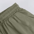 thumbnail image 5 of Hienoo Women's Linen Bermuda Shorts High Waist Drawstring Shorts with Pockets, Sizes S-3XL, 5 of 6