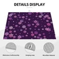thumbnail image 3 of Fotbe Purple Snow Flakes Alfombrilla de Secado para Cocina con Estampado, 18x24 Pulgadas, 3 of 7