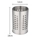 thumbnail image 2 of Porta Utensilios de Acero Inoxidable Porta Utensilios de Cocina Soporte de Cuchillería Desagüe, 2 of 11