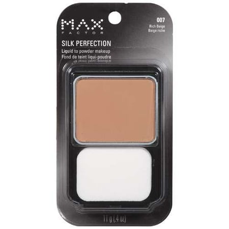 Max Factor: Rich Beige Silk Perfection Liquid to Powder Makeup, 11 g