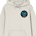 thumbnail image 2 of Foster's Home For Imaginary Friends Mac & Bloo Long Sleeve Sand Adult Hooded Sweatshirt, 2 of 5