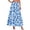 #191-Sky Blue, variant on Women's Palazzo Pants Boho Floral Wide Leg Trousers Summer Beach High Waisted Flowy Pants with Pockets
