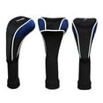 thumbnail image 2 of 3Pcs Golf Club Head Covers Set High Quality Driver # Woods Headcover Golf Accessories - Blue, 2 of 6