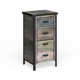 thumbnail image 4 of Gallerie Decor Soho Traditional Solid Wood Accent Cabinet in Blue, 4 of 5