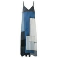 thumbnail image 6 of Modern Art Blue Grey Geometric Sleeveless Dress Dresses Women Summer Women's Summer Clothing, 6 of 9