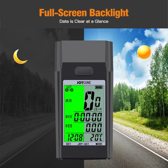joycune Biker Speedometer,With Led Computer Led Wireless Led Bike Computer Biker Wireless Visibility Precise Speed Computer Wirelessspeed Led Biker Led With Speed And Led Biker Speed And
