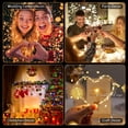 thumbnail image 3 of Guirnalda de luces LED que funcionan con pilas, 20 unidades, 7 m, resistentes al agua, 3 of 6