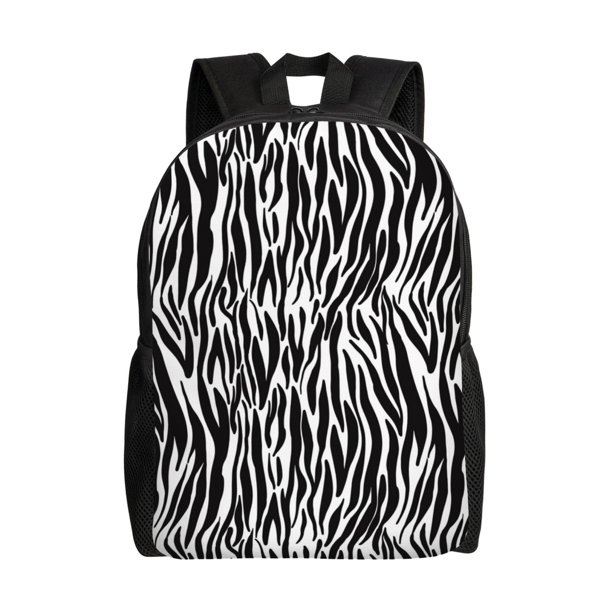 Balery Zebra Mochila - Mochila Estilosa y Duradera para Laptop de 15 Pulgadas con Tela Oxford Impermeable