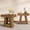 brown2, variant on Tribesigns 2-Tier Modern Side Table, Narrow Wooden End Table with Trapezoid Base, Farmhouse Nightstand for Living Room, Bedroom, Natural Wood Color