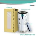 thumbnail image 4 of Dentist Gift Tumbler 20oz, Dentist Gifts for Women/Men, Dental Gifts for Coworkers, Dentist Assistants Coffee Mug, Dentist Graduation Gift, Dentist Appreciation Gifts, Dental Hygienist Gifts, 4 of 7