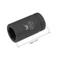 thumbnail image 2 of Uxcell Deep Impact Socket 3/4" Drive 28mm 6Point Chrome Molybdenum Steel Black, 2 of 5