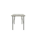 thumbnail image 5 of Tot Mate 23" Rectangular Contemporary Composite Wood Table in Gray, 5 of 5
