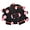 Black-aldult, variant on Cosplay Curler Hat for Teens Girl Practical Joke Props Stretchy Beanies Carnival Party Dress Up Costume Hat Stage Props