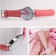 thumbnail image 4 of Lindo patrón de dibujos animados mujeres relojes de cuarzo PU banda reloj de pulsera (rosa oscuro)-186692.05 Likrtyny Para estrenar, 4 of 8