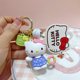 thumbnail image 4 of Sanrioed Kawaii dibujos animados 3D Hello Kitty llavero suave Pvc Anime goma lindo gato Kt llavero correa de muñeca, 4 of 4
