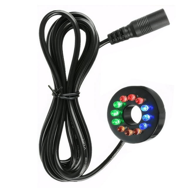 ABS DC Jack LED Aquarium Decoration Led Water Lights Led Waterfall Pool Pond Garden Water Fish Stand Waterproof RGB LED For Lights