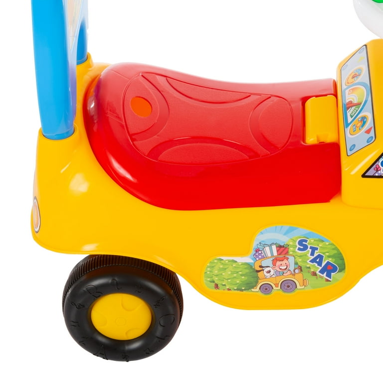 Lil' Rider Ride On Activity Car- Kids Walker, Toy Rideon for