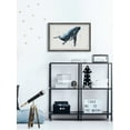 thumbnail image 5 of Marmont Hill Watercolor Blue Whale Framed Wall Art, 5 of 6