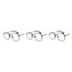 thumbnail image 5 of Gafas de sol cuadradas Qarigey para hombres y mujeres Lentes polarizadas negro anti-azul, 5 of 6