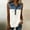 🔥 White, variant on Sentmoon Jean Top for Women Boho Tops Sleeveless Lapel Patchwork Regular Fit with Print Stretchy Womens Clothing Comfy for Travel and Vacation S-2XL