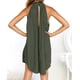 thumbnail image 4 of Minnieouse Vestido de tiras Traje de verano con cuello halter Exquisito Cuello Dulce regalo Elegancia Diseño elegante Ropa de mujer Vestidos Verde L, 4 of 6
