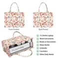 thumbnail image 2 of Large Capacity Tote Bag,Beige Baseball Elements Pattern Handbag Fashion Luxury Tote Bag,15.7"x13"x 5.1" Inches,Laptop Compatible, 2 of 6