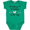 thumbnail image 3 of Inktastic Grandma and Grandpa Love Me Heart Grandchild Boys or Girls Baby Bodysuit, 3 of 5