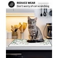 thumbnail image 6 of Christmas Pink Stove Top Covers for Electric Stove, 36'x21'' Snow-covered House Tree Winter Snowscape Glass Ceramic Stove Cover Foldable Rubber Mat Heat Resistant Cooktop Protector for Kitchen, 6 of 8