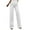 White, variant on Womens Casual Sparkle Sequin Glitter Bling Yoga Pants Wide Leg Palazzo Flared Trousers Sequins Pants Party Clubwear Hot Pink L