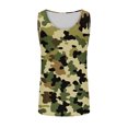thumbnail image 4 of VBTAPA Men Workout Tank Top Gym Bodybuilding Sleeveless Muscle T Shirts Camouflage Undershirt Vest Todays Daily Sales Camouflage#4 XL, 4 of 6