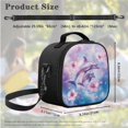 thumbnail image 5 of Jeiento Dolphin Backpack for School Girls 4th/5th/6th Grade Kids Bookbag and Lunch Box Set Pink Flowers Elementary School Bag Lunch Bag Pencil Case Kindergarten Back Packs Satchel, 5 of 7