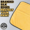 thumbnail image 3 of Chemical Guys MIC_506_12 Professional Grade Premium Microfiber Towels, Gold (16 Inch x 16 Inch) (Pack of 12) - Safe for Car Wash, Home Cleaning & Pet Drying Cloths, 3 of 11