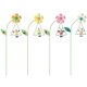 thumbnail image 1 of Adornos de florero de metal KEWITY 4 piezas suculentas rosa Blanco cremoso Beige amarillo, 1 of 5