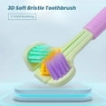 thumbnail image 2 of 3 Sided Toothbrush for Adults Triple-Angle Tooth-Hugging Deep Cleaning, 2 of 6