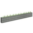 thumbnail image 3 of vidaXL Gabion Raised Bed Galvanized Steel 141.7"x11.8"x3.9", 3 of 121