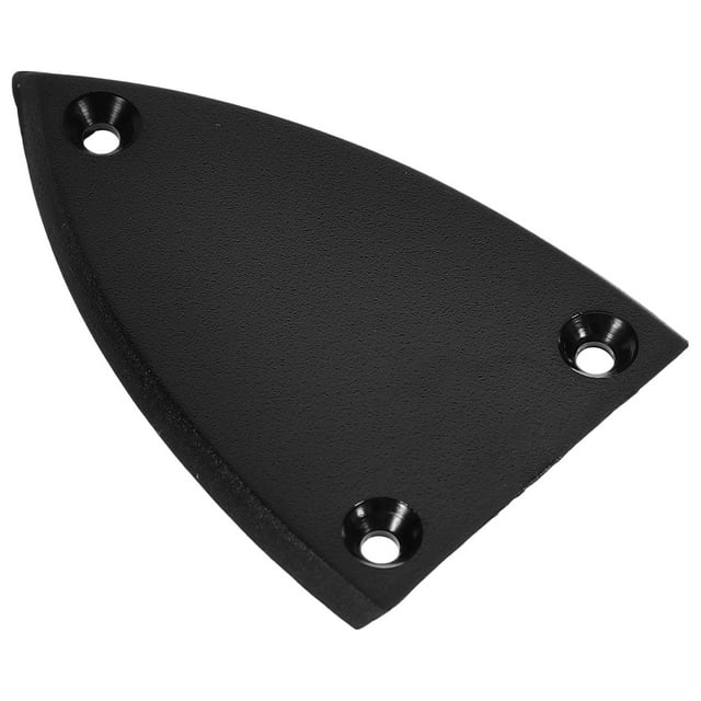 QUMIIRITY 1Ud Truss Rod Cover Negro Con 3 Agujeros Para Guitarra Y Bajo Eléctrico