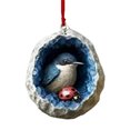 thumbnail image 1 of Juego de adornos navideños de bosque | Decoraciones acrílicas 2D para árbol | Adornos colgantes irrompibles para árbol de Navidad, corona y guirnalda, 1 of 1