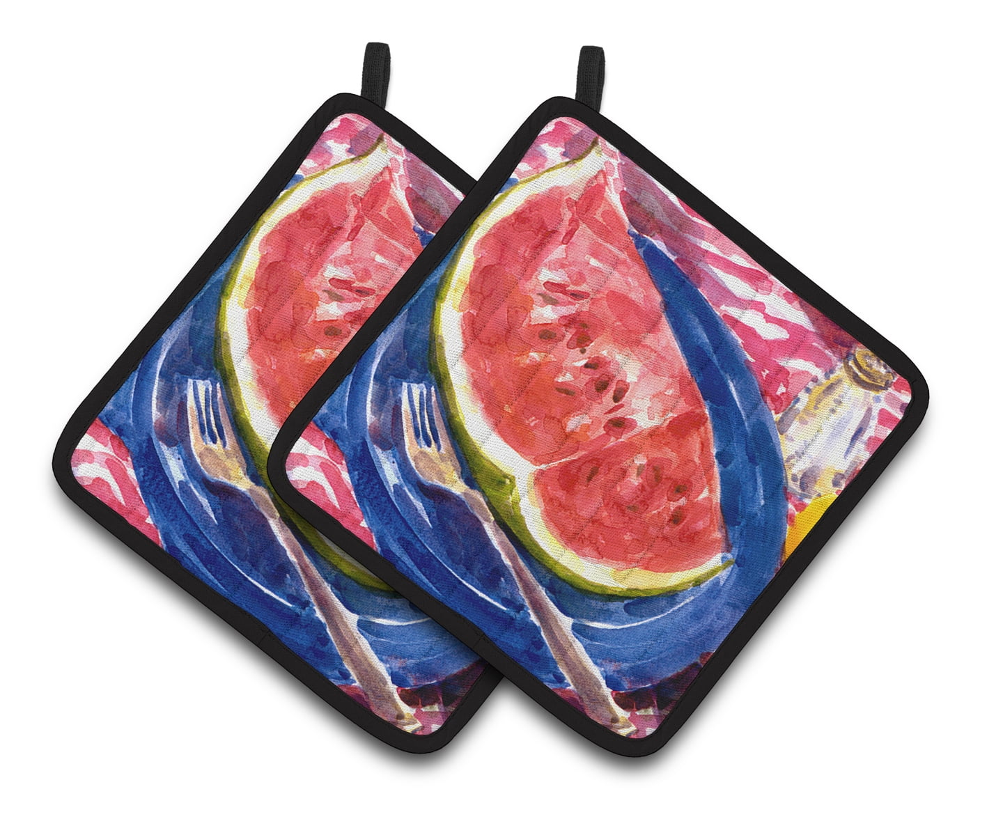 Watermelon Pair of Pot Holders